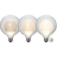 LED lampa E27 | G125 | 3.5W | 3-stegs dimbar 366-35 361883