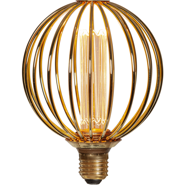 LED lampa E27 | G125 | 4.3W | dimbar [Star Trading] 353-98 501553 - 1