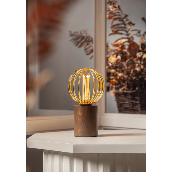 LED lampa E27 | G125 | 4.3W | dimbar [Star Trading] 353-98 501553 - 2