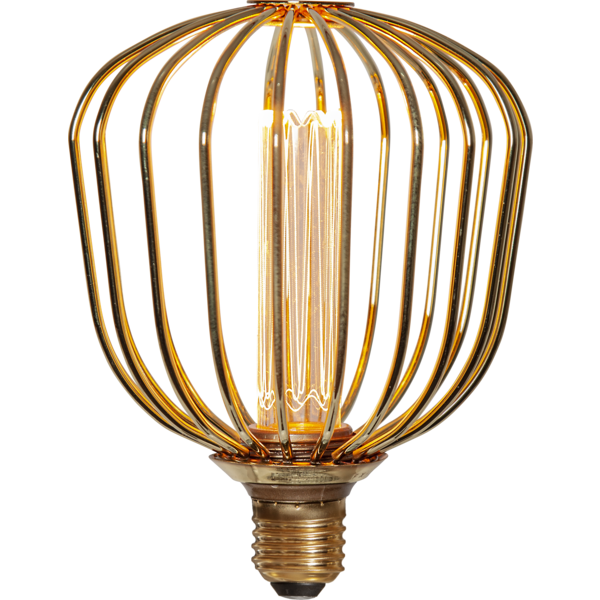 LED lampa E27 | G125 | 4.3W | dimbar [Star Trading] 353-99 501554 - 1