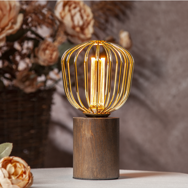 LED lampa E27 | G125 | 4.3W | dimbar [Star Trading] 353-99 501554 - 2