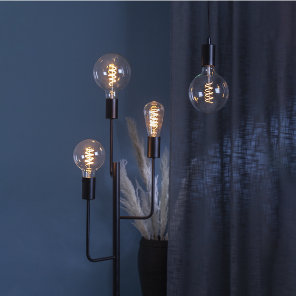LED lampa E27 | G125 | 4W | dimbar [Star Trading] 354-89-1 501551 - 2