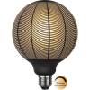 LED lampa E27 | G125 | graphic pine | 4W | dimbar