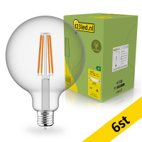 LED lampa E27 | G125 klar | 2700K | 2,2W (40W) [123ink] 6st LDR02411