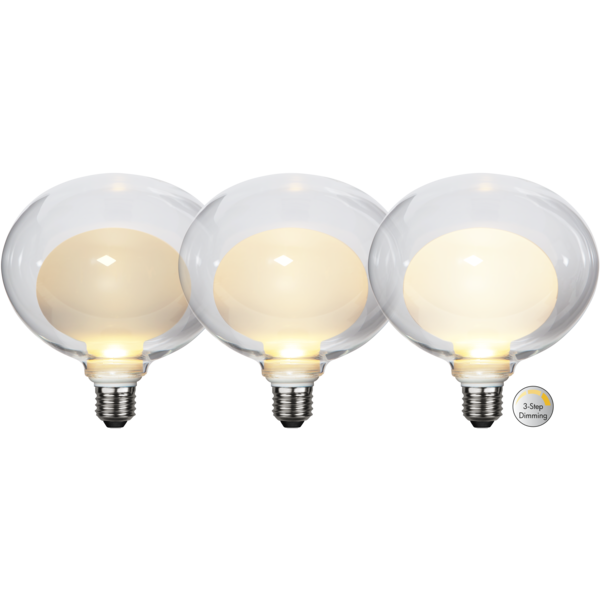 LED lampa E27 | G150 | 3.5W | 3-stegs dimbar [Star Trading] 366-34 361884 - 1