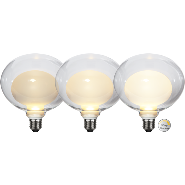 LED lampa E27 | G150 | 3.5W | 3-stegs dimbar 366-34 361884 - 1