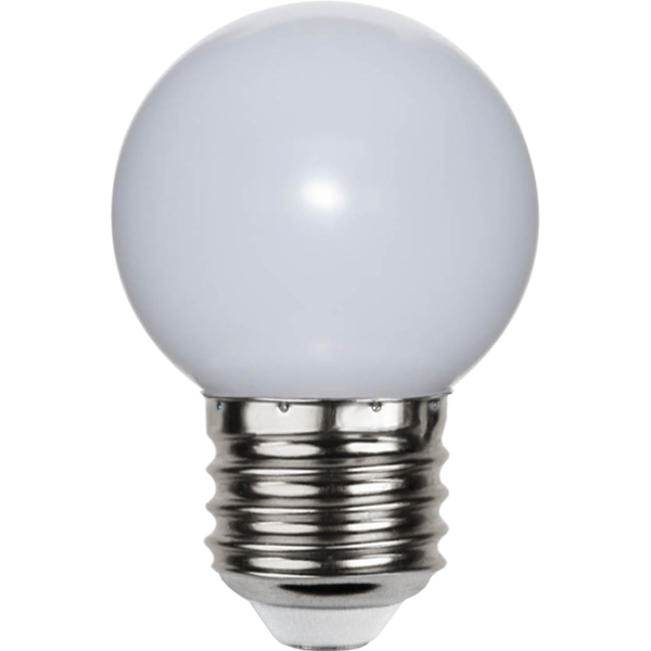 LED lampa E27 | G45 | 2700K  | utomhus | 1W [Star Trading] 336-55-2 361489 - 1