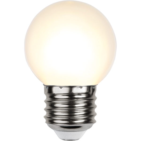 LED lampa E27 | G45 | 2700K  | utomhus | 1W [Star Trading] 336-55-2 361489 - 2
