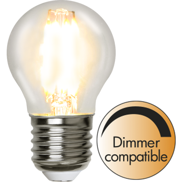 LED lampa E27 | G45 | 4.2W | dimbar [Star Trading] 351-24-1 361486 - 1