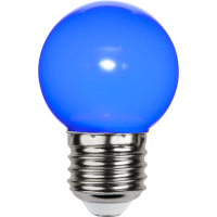 LED lampa E27 | G45 | blå | utomhus | 1W [Star Trading] 336-49-2 361854