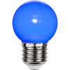 LED lampa E27 | G45 | blå | utomhus | 1W [Star Trading]