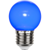 LED lampa E27 | G45 | blå | utomhus | 1W