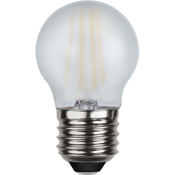 LED lampa E27 | G45 | frostad | 4W [Star Trading] 350-26 361846 - 2