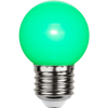 LED lampa E27 | G45 | grön | utomhus | 1W [Star Trading]