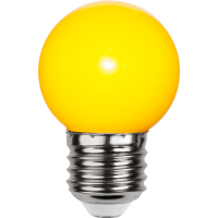 LED lampa E27 | G45 | gul | utomhus | 1W [Star Trading] 336-40-2 361852