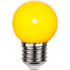 LED lampa E27 | G45 | gul | utomhus | 1W [Star Trading] 336-40-2 361852 - 1