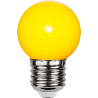 LED lampa E27 | G45 | gul | utomhus | 1W 336-40-2 361852