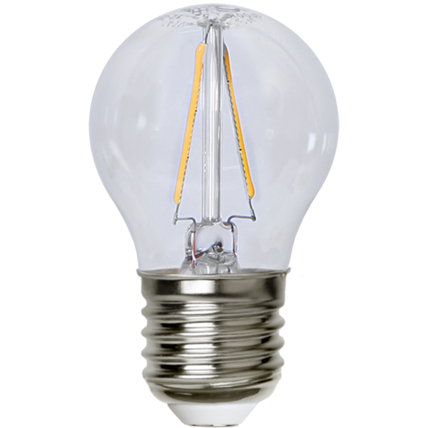 LED lampa E27 | G45 | klar | 2W 351-22 361485 - 2