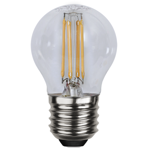 LED lampa E27 | G45 | klar | 4W [Star Trading] 351-26 361845 - 2