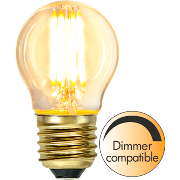 LED lampa E27 | G45 | soft glow | 4W | dimbar [Star Trading] 353-16-1 361492 - 1