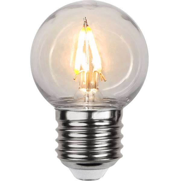 LED lampa E27 | G45 | utomhus | 0.6W [Star Trading] 359-31-1 361855 - 1