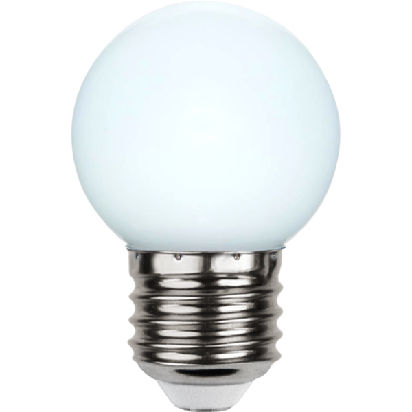 LED lampa E27 | G45 | utomhus | 6500K | 1W [Star Trading] 336-48-2 361488 - 2