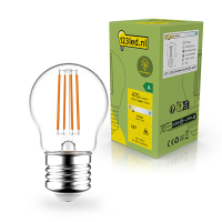 LED lampa E27 | G45 klar | 2700K | 2,2W (40W) [123ink] LDR02396