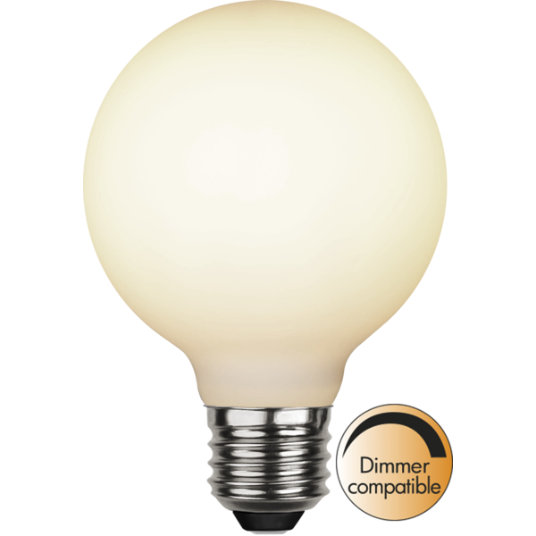 LED lampa E27 | G80 | 2600K | 5W | dimbar [Star Trading] 363-41-1 361857 - 1