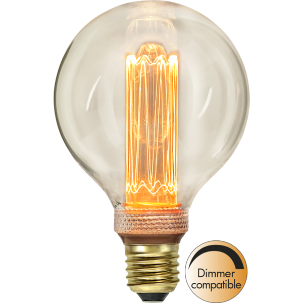 LED lampa E27 | G95 | 2.5W | dimbar [Star Trading] 349-51-1 361862 - 1