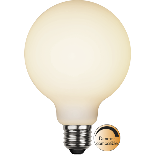 LED lampa E27 | G95 | 2600K | 5W | dimbar [Star Trading] 363-42-1 361863 - 1