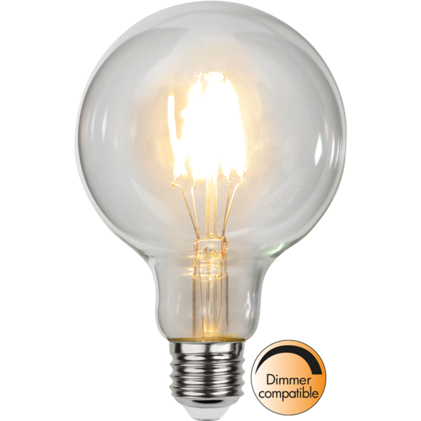 LED lampa E27 | G95 | 4.7W | dimbar [Star Trading] 352-46-2 361860 - 1