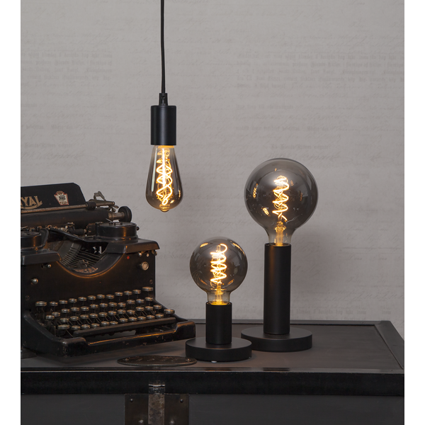 LED lampa E27 | G95 | decoled spiral smoke | 2W | dimbar [Star Trading] 354-61-1 361252 - 2