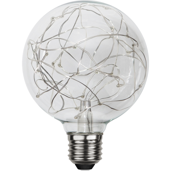 LED lampa E27 | G95 | klar | 1.5W [Star Trading] 363-33 361495 - 5