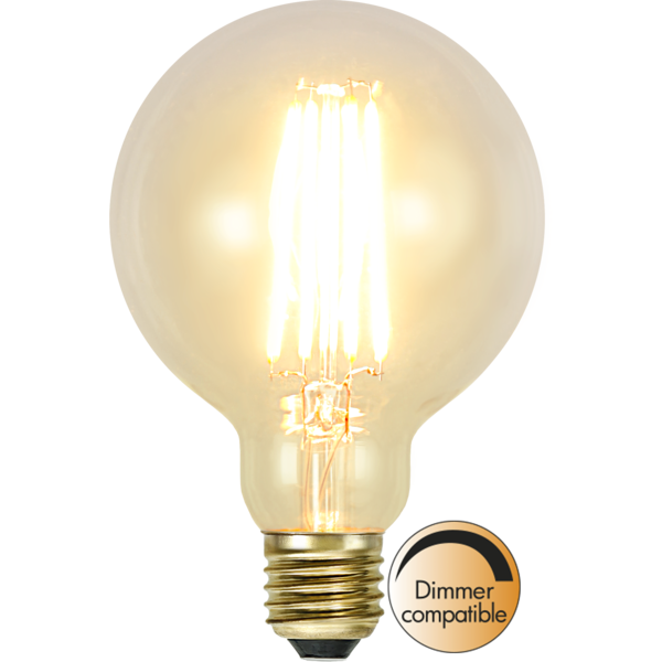 LED lampa E27 | G95 | soft glow | 3.6W | dimbar [Star Trading] 352-53-1 361496 - 1