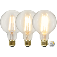 LED lampa E27 | G95 | soft glow | 6.5W | 3-stegs dimbar 354-86-1 361866