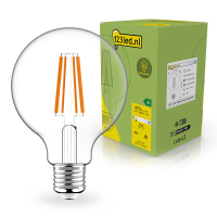 LED lampa E27 | G95 klar | 2700K | 2,2W (40W) [123ink] LDR02408