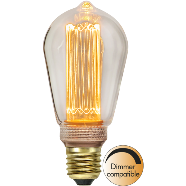 LED lampa E27 | ST64 | 2.5W | dimbar [Star Trading] 349-71-1 361888 - 1