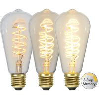 LED lampa E27 | ST64 | 4W | 3-stegs dimbar (memory) 354-90-1 361887