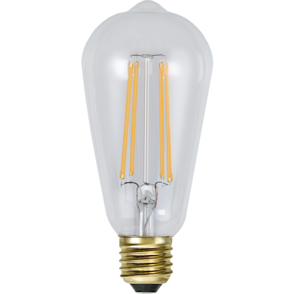 LED lampa E27 | ST64 | soft glow | 3.6W | dimbar [Star Trading] 352-72-1 361892 - 3