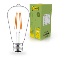 LED lampa E27 | ST64 klar | 2700K | 2,2W (40W) [123ink] LDR02406