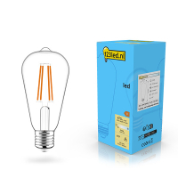 LED lampa E27 | ST64 klar | 2700K | 4.5W (40W) | dimbar [123ink] LDR02110