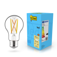 LED lampa E27 dimbar | A60 klar | 2200-2700K | 4.5W (40W) [123ink] LDR02086
