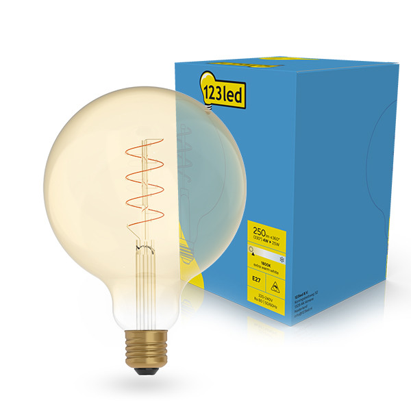LED lampa E27 dimbar | G125 | 1800K | 4W (25W) [123ink] LDR02236 - 1