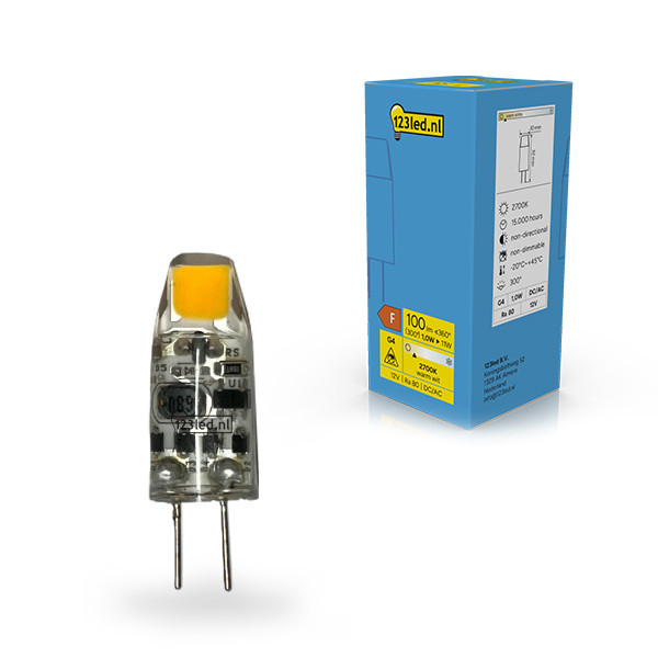 LED lampa G4 | COB | 2700K | 1W (11W) [123ink] LDR02344 - 1