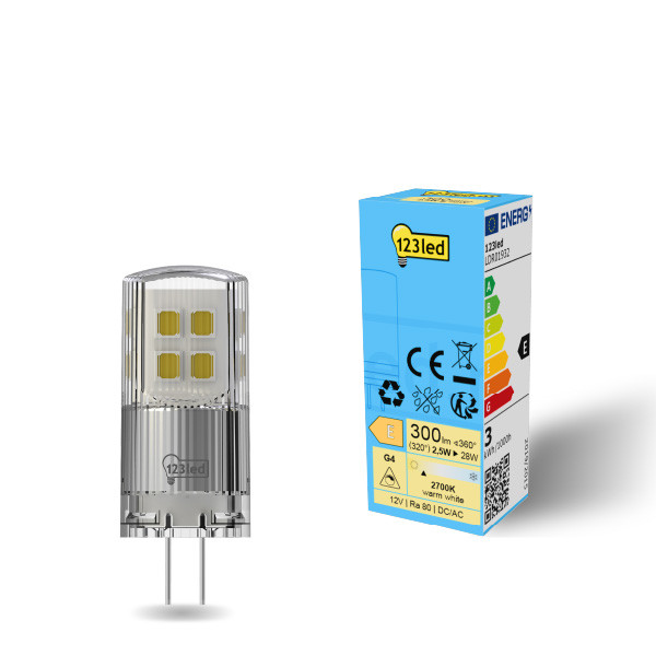 LED lampa G4 dimbar | SMD | 2700K | 2.5W (28W) [123ink] LDR01932 - 1