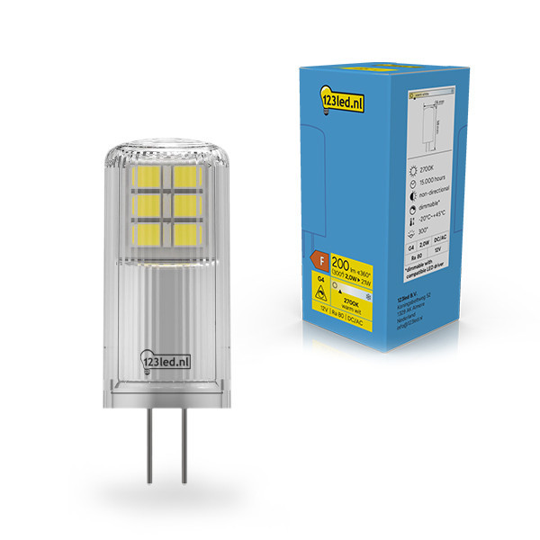 LED lampa G4 dimbar | SMD | 2700K | 2W (21W) [123ink] LDR02350 - 1
