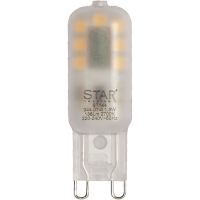 LED lampa G9 | Halo LED | frostad | 2700K | 1.5W | 2st [Star Trading] 344-07-4 362042