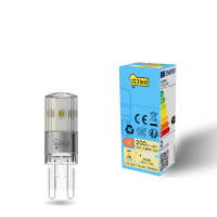 LED lampa G9 | SMD | klar | 2700K | 1.9W [123ink]  LDR01948