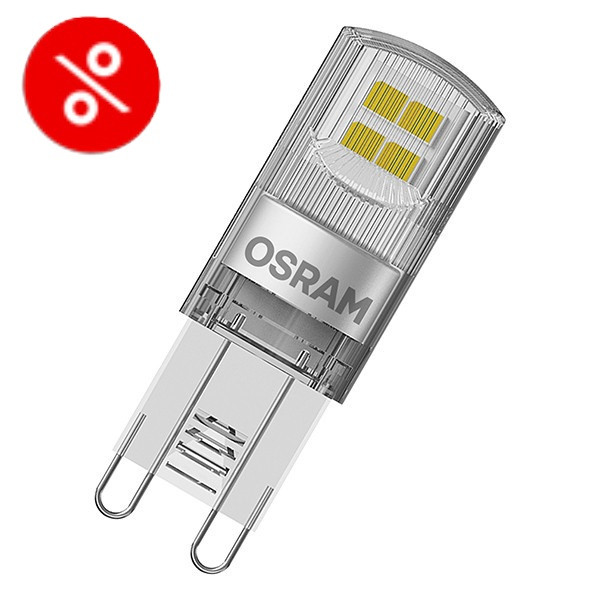 LED lampa G9 | SMD | klar |  2700K | 1,9W (20W) [Osram]⭐ 502206 - 1