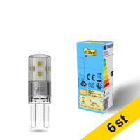 LED lampa G9 | SMD | klar | 2700K | 2.6W (30W) [123ink] 6st LDR01951